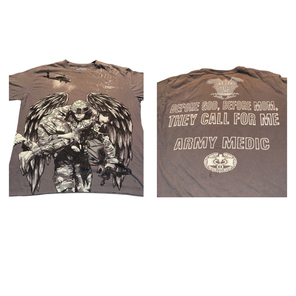 Ranger Up Men’s T-Shirt Army Medic Military T Shirt Service Member T Shirt